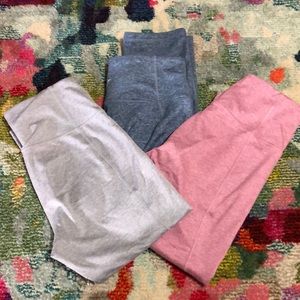 3 Old Navy Active Go Dry Workout pant bundle